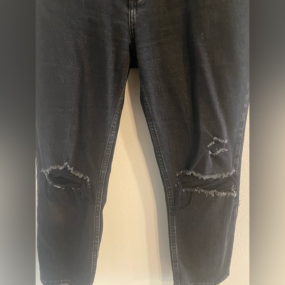 Abercrombie & Fitch Ultra High Rise Ankle Straight Jeans 26 Short black - Picture 10 of 11